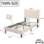 Estructura de cama tapizada con capitoné de terciopelo | Negro/Beige/Blanco/Rosa | Individual/Matrimonial/Queen/King | 1-2 personas